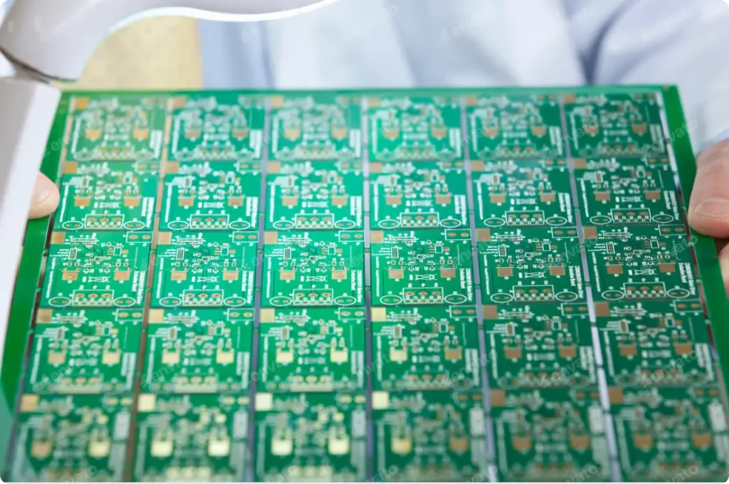 technician-holding-multi-panel-green-pcb
